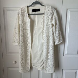 Zara - Open Lace Duster Sz XS